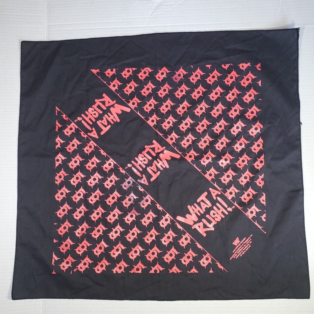 Animal Hawk‎ LOD Legion Of Doom WWF Original Bandana Wrestling What A Rush 1991